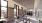 a room with windows and tables