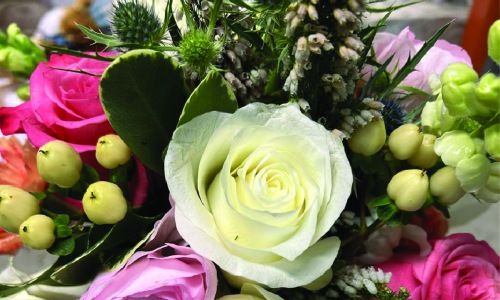 The essence of exceptional living a bouquet of flowers